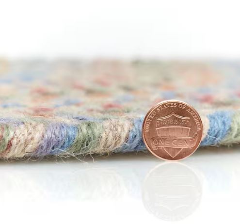 6 ft. x 6 ft. Round Greenwich Butterfield Multi Indoor Braided Area Rug