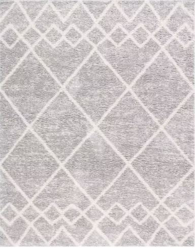 10 ft. x 14 ft. Ivory/Gray Border Chevron Area Rug by SAFAVIEH