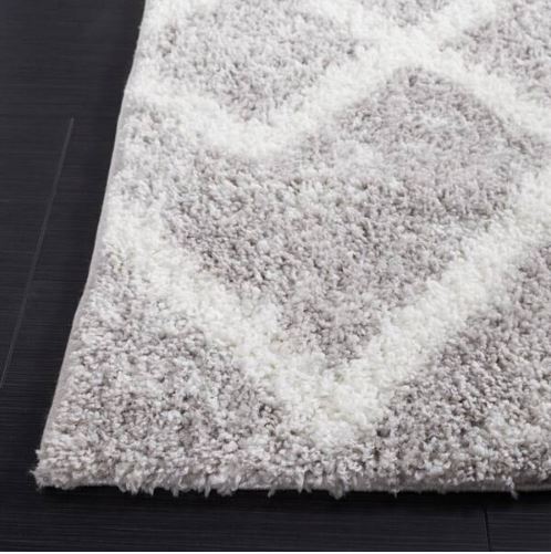 10 ft. x 14 ft. Ivory/Gray Border Chevron Area Rug by SAFAVIEH