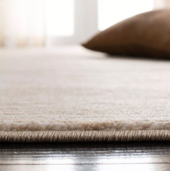 5' x 5' Square Creme Power Loomed Indoor Rugs by Safavieh