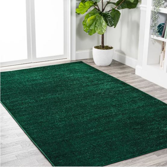 6' x 9' Haze Solid Low-Pile Indoor Area Rug by JONATHAN Y