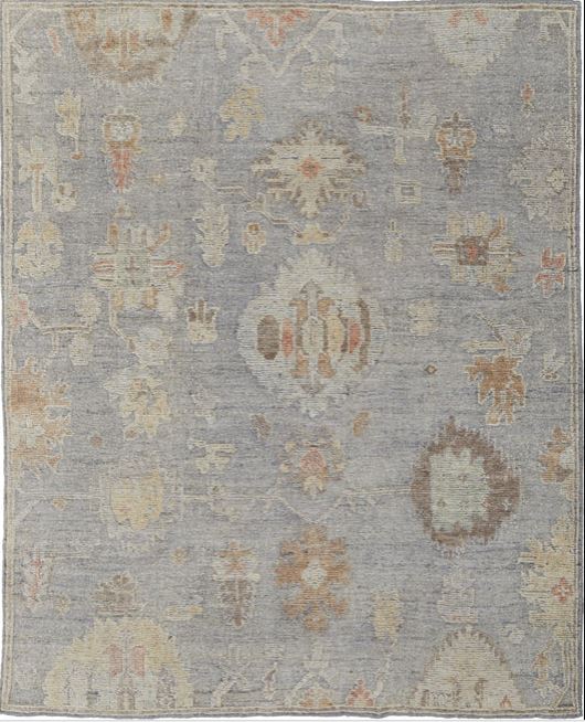 7.9' x 9.9' Blue/Gray/Yellow Area Rug Feizy Grafton