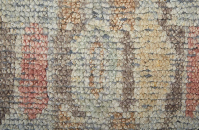 7.9' x 9.9' Blue/Gray/Yellow Area Rug Feizy Grafton