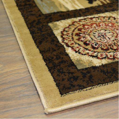 5'3" x 7'3" Multi American Destination Cheyenne Western Horse Area Rug
