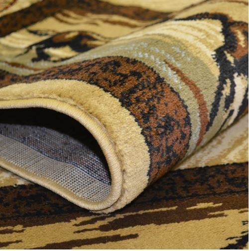 5'3" x 7'3" Multi American Destination Cheyenne Western Horse Area Rug