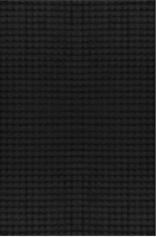 CloudSoft Black 4 ft. x 6 ft. Non Slip Rubber Back Polyester Solid Indoor Area Rug