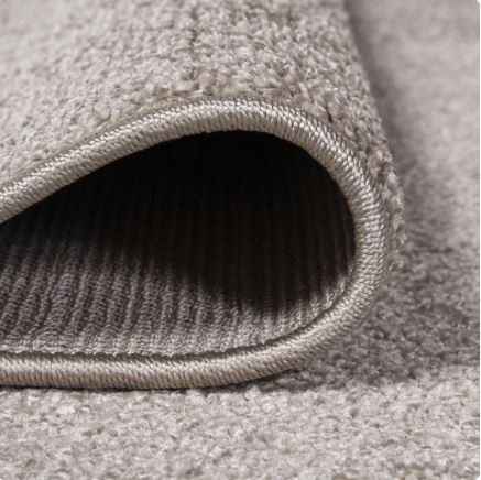 JONATHAN Y SUPERSOFT 6' Round Area Rug, Haze - Beige, SEU100G-6R