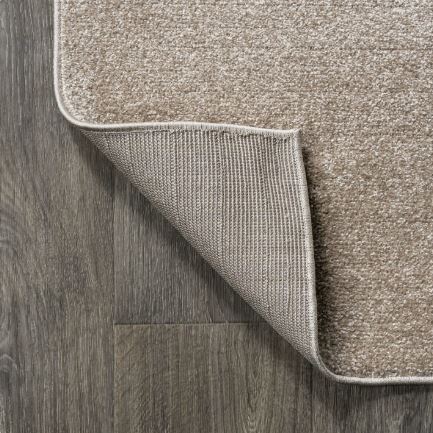 JONATHAN Y SUPERSOFT 6' Round Area Rug, Haze - Beige, SEU100G-6R