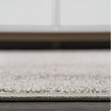 JONATHAN Y SUPERSOFT 6' Round Area Rug, Haze - Beige, SEU100G-6R