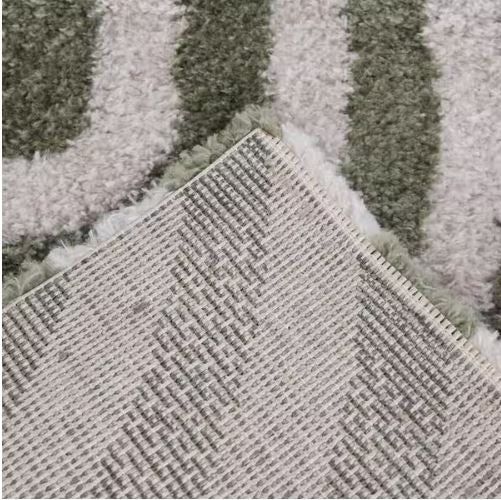 8 ft. x 10 ft. Gerhard Green  Stripe Area Rug