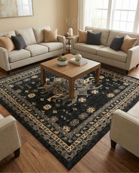 7' 10 x 7' 10 Heris Square Rug