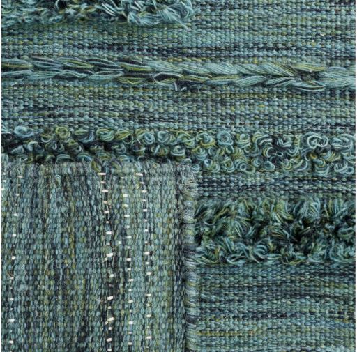 9'x12' Color Dark Green/Black Handmade Hand Woven Indoor Area Rug By Safavieh