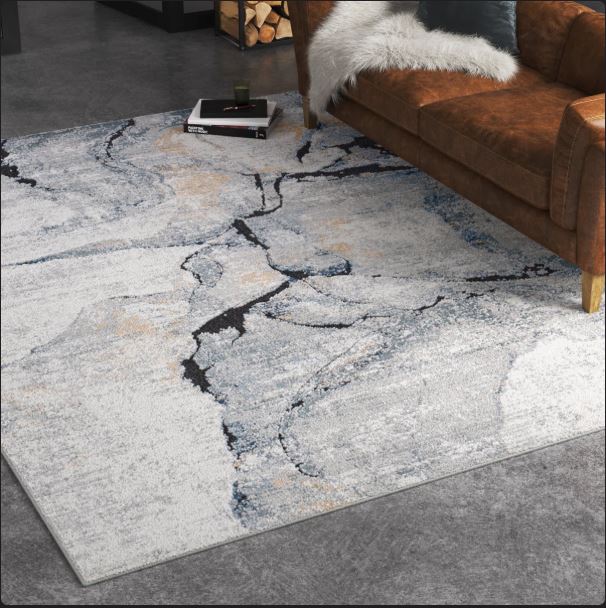 7'10" x 10' Steve Abstract Indoor Rug
