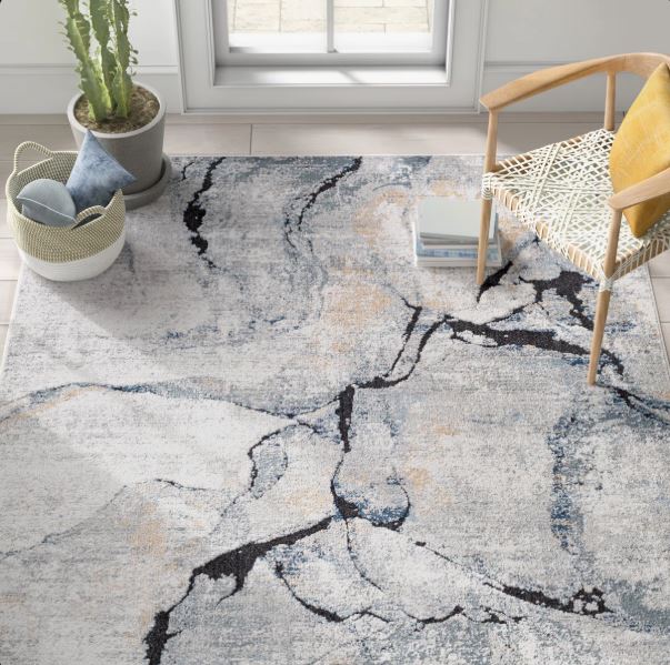 7'10" x 10' Steve Abstract Indoor Rug