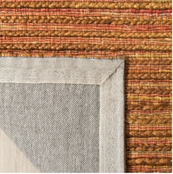 6'x9' - Cape Cod Hand Woven Indoor Area Rug - Rust - Safavieh