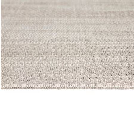 8 ft. x 10 ft. Woven Rope Cream Indoor/Outdoor Patio Area Rug