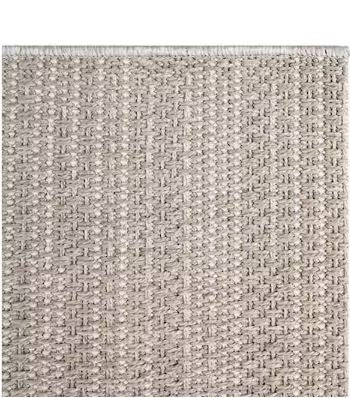 8 ft. x 10 ft. Woven Rope Cream Indoor/Outdoor Patio Area Rug