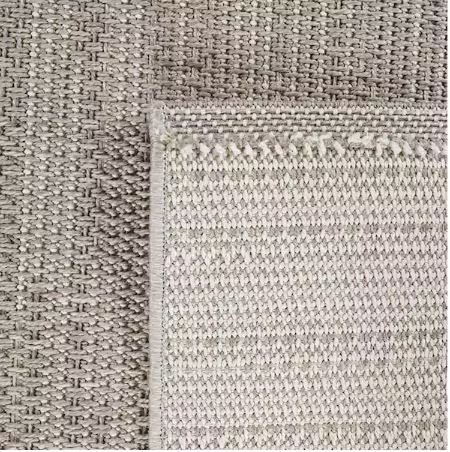 8 ft. x 10 ft. Woven Rope Cream Indoor/Outdoor Patio Area Rug