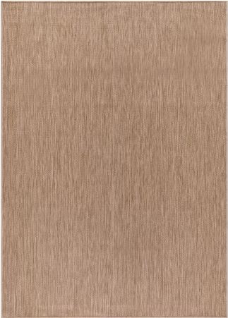 6 X 9 Jute Aloha Washable Solid Indoor Outdoor Area Rug
