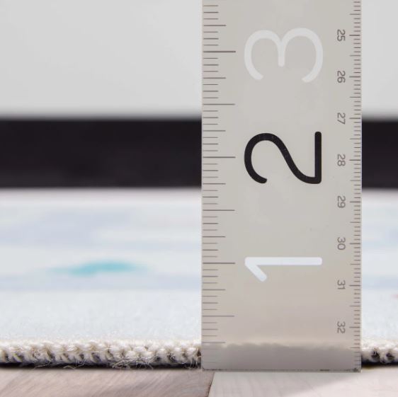 5' x 7' Modern Playful Roads Light Gray Rug