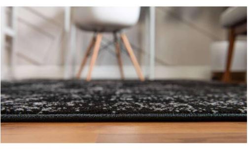 Sofia Casino Black 4' 0 x 6' 0 Area Rug