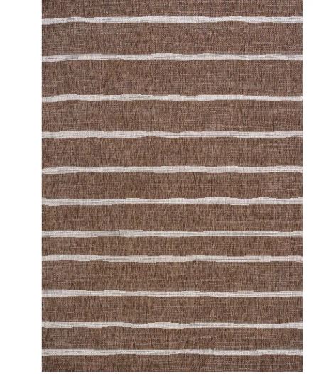 JONATHAN Y Colonia Berber Stripe Brown/Beige 3 ft. x 5 ft. Indoor/Outdoor Area Rug, Non-Shedding, Easy-Clean