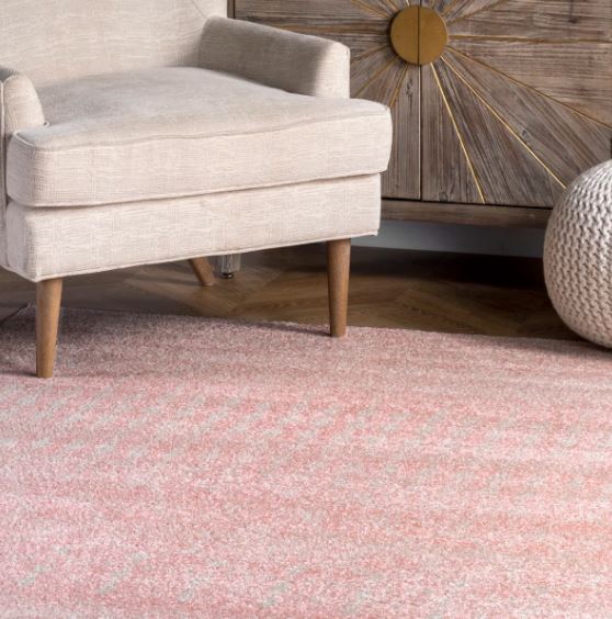 5' x 7'5" Merillat Moroccan Performance Pink Rug