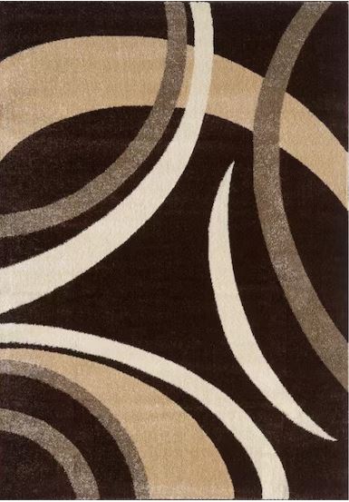 8 ft. x 10 ft. Abigail Brown Graphic Area Rug
