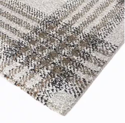 8 ft. x 10 ft. Monte Brown Plaid Area Rug