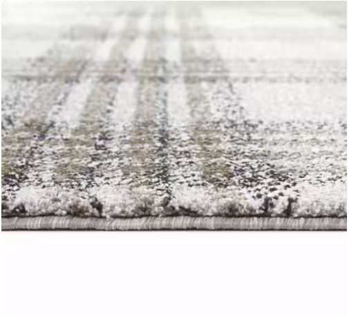 8 ft. x 10 ft. Monte Brown Plaid Area Rug