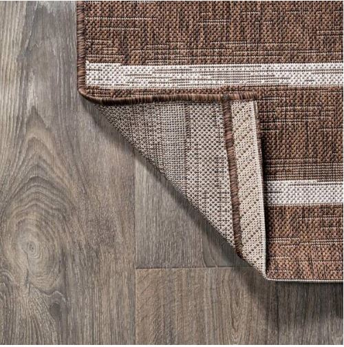 5 ft. x 8 ft. Colonia Berber Stripe Brown/Beige Indoor/Outdoor Area Rug