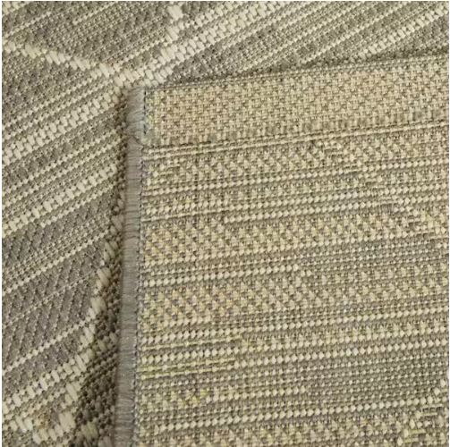 Gray 8 x 10 Trellis Indoor/Outdoor Area Rug
