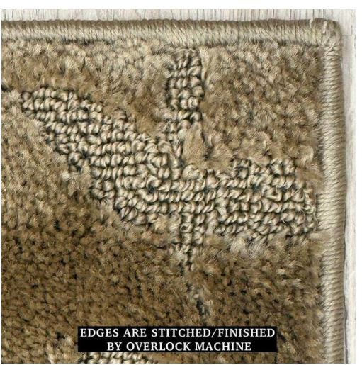 2ft x 26ft Euro Flowers Beige 26 in. W x 312 in. L Stair Runner 56.41 sq. ft.