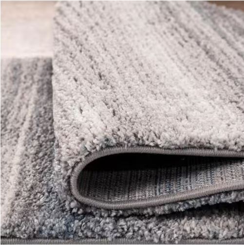 5 ft. x 7 ft. Newshire Blue Ombre Contemporary Area Rug