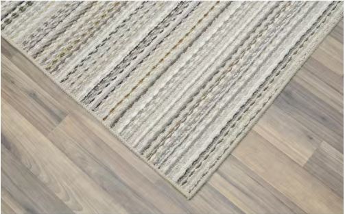 Carnival Stripe Earthtone 4 ft. x 6 ft. Area Rug