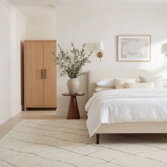 Ashton Ivory 7 ft. 10 in. X 10 ft. Geometric Polypropylene Area Rug