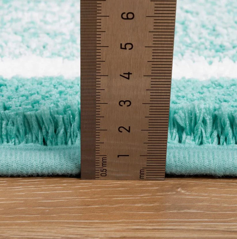 4 Piece Soft Absorbent Microfiber Bath Rug Set with Non-Slip Backing (Set of 4)