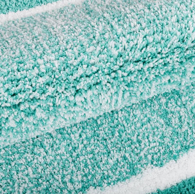 4 Piece Soft Absorbent Microfiber Bath Rug Set with Non-Slip Backing (Set of 4)