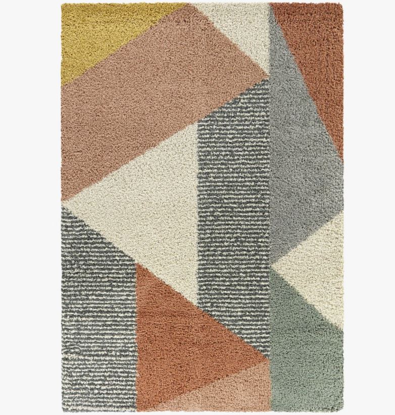 5'3" x 7' Color Pink Satterlee Indoor Rug
