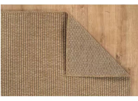 9 ft. x 12 ft. Terra Fiber Easy Jute Natural Solid Indoor Outdoor Area Rug