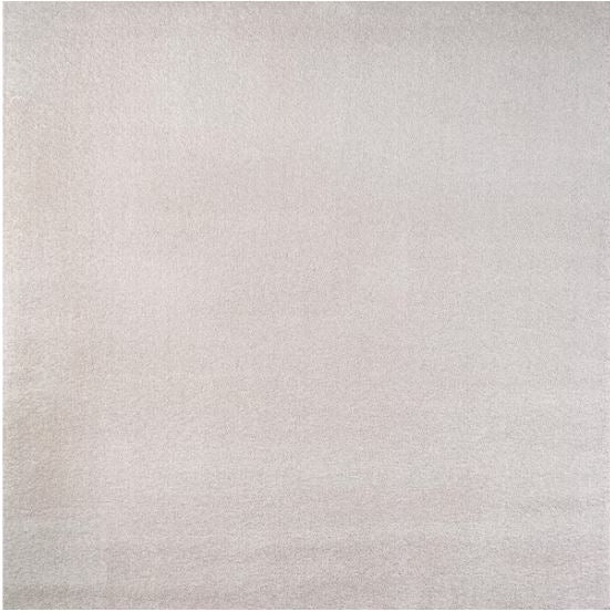 7 ft. Square Haze Solid Low-Pile Ivory Area Rug