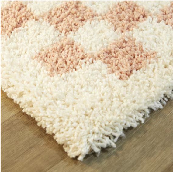 Balta Covey 8 x 10 (ft) Loomed Polypropylene Pink Rectangular Indoor Geometric Bohemian/Eclectic Spot Clean Only Area rug