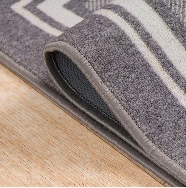 3 x 5 Gray Carmel Bordered Non Slip Indoor Area Rug