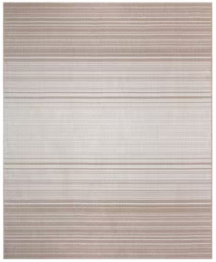 6 ft. x 9 ft. Ivory Cassie Stripe Area Rug