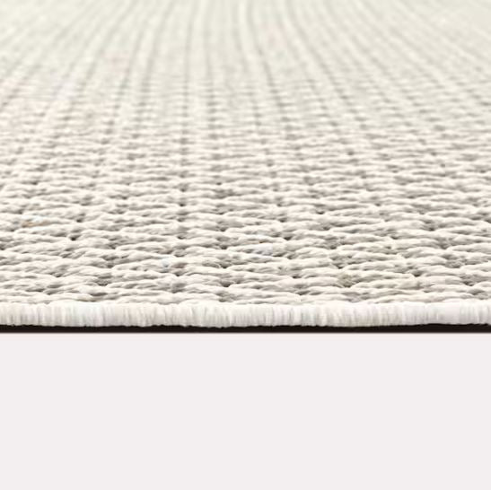 Cream 5 x 7 Natural Weave Indoor/Outdoor Area Rug
