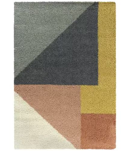 6 ft. 7 in. x 9 ft. Jordan Navy Geometric Area Rug