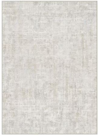 Clouds 6 ft. x 9 ft. Beige Washable Modern Abstract Area Rug
