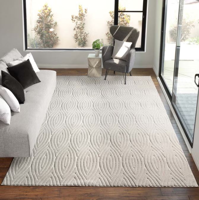 5' x 7' Camden Rug Collection, Zeni Cream Area Rug