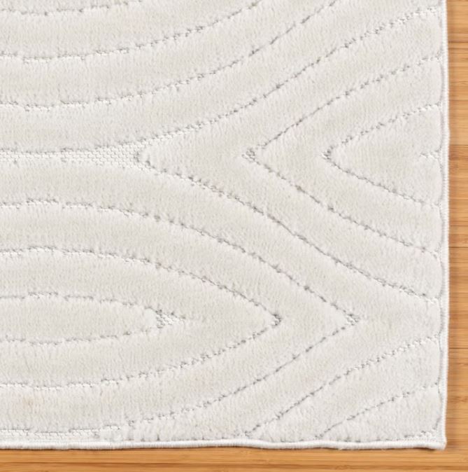 5' x 7' Camden Rug Collection, Zeni Cream Area Rug