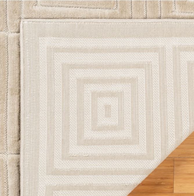 Size: 5' x 7' Cyril Beige Camden Rug Collection Area Rug